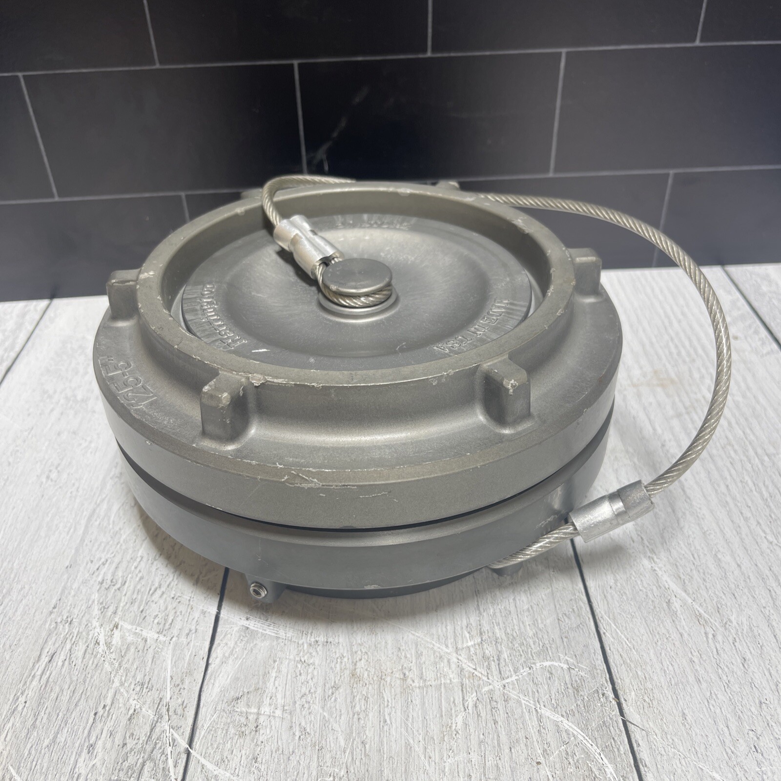 Harrington 125-5” Storz aluminum cap with cable and 125-5” to 4.5nh adapter
