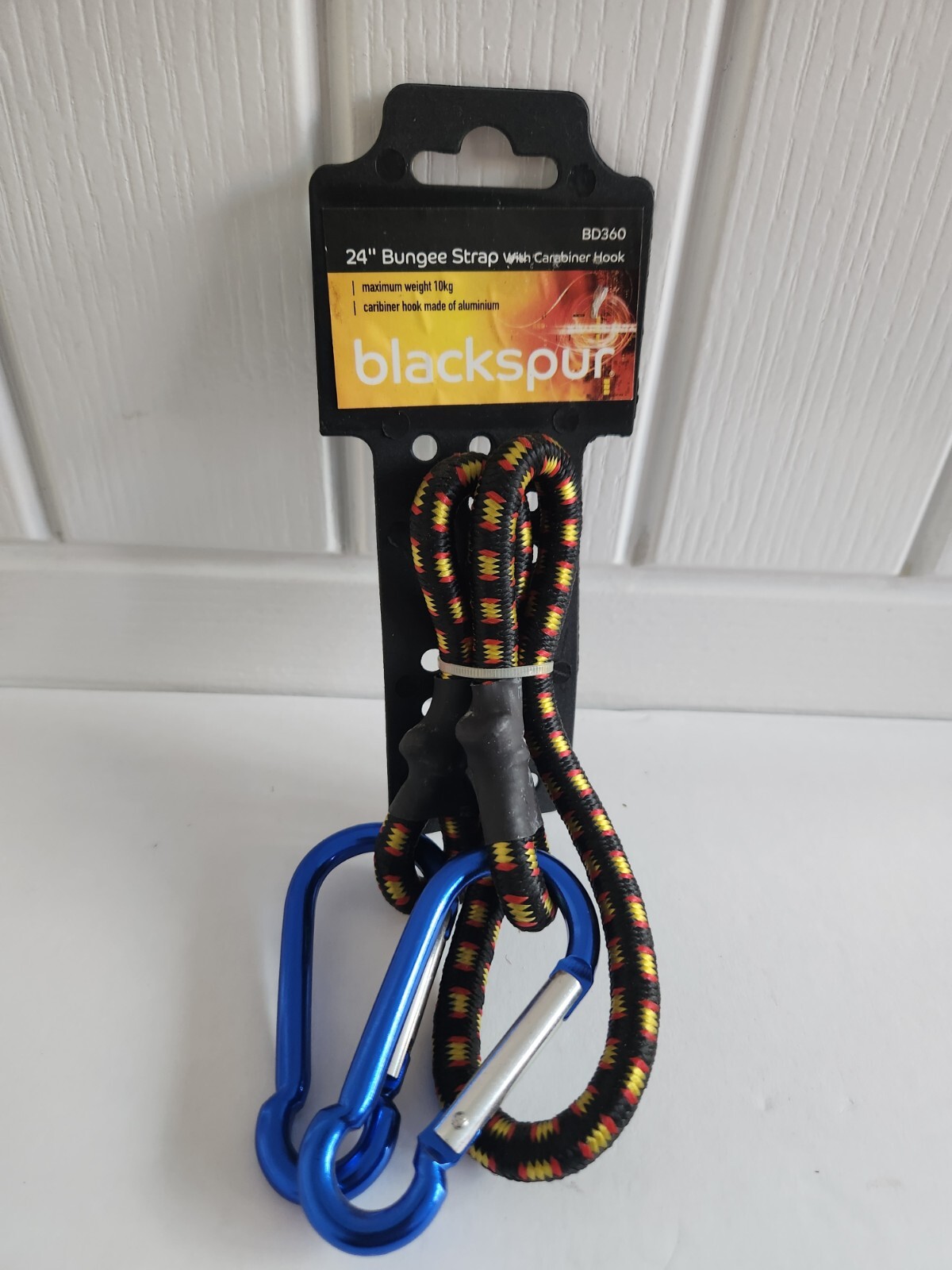 24" 61cm Bungee Cord Straps Luggage Roof Rack Hooks Elastic Car Motorbike