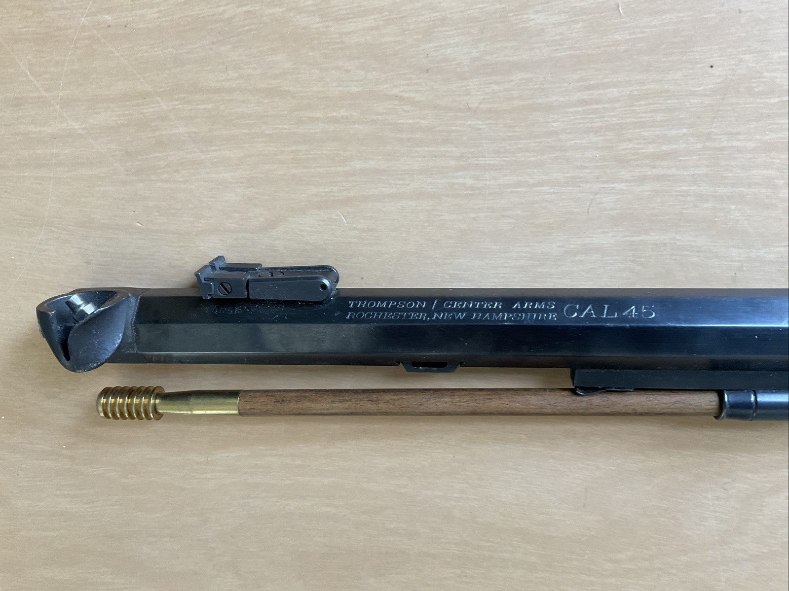 Nice! THOMPSON CENTER PATRIOT MUZZLELOADER PISTOL BARREL .45 CAL
