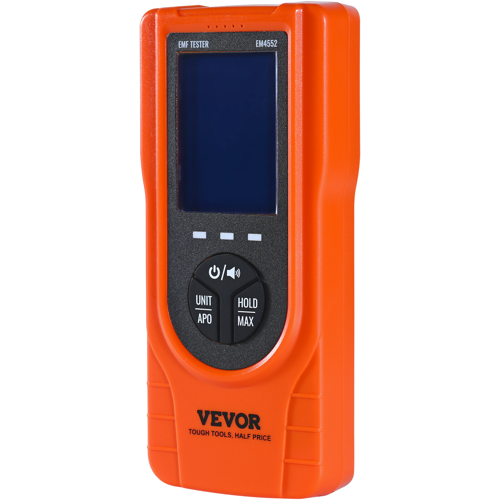 VEVOR Digital LCD 3-in-1 EMF Meter Electromagnetic Radiation Detector EF MF RF