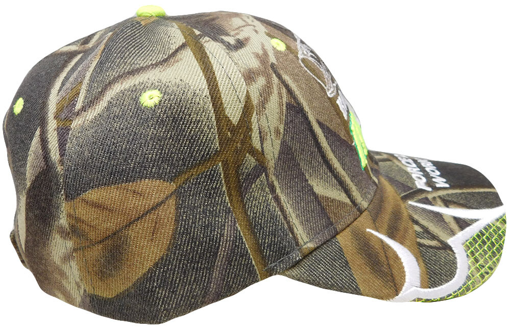 Born 2 ( To ) Fish Forced 2 Work Camouflage Camo Embroidered Cap Hat