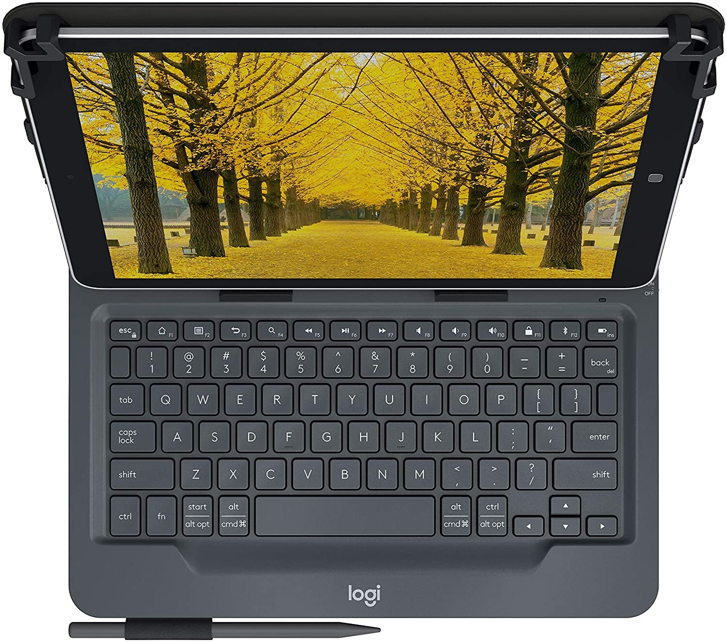 Logitech Universal Folio Tablet Keyboard Cover Case 10.5" iPad Tablet 920-008334