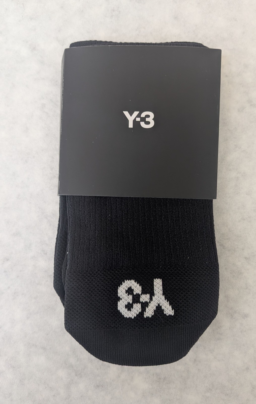 Adidas x Y-3 Yohji Yamamoto Mens Run Socks in Black CHOOSE SIZE