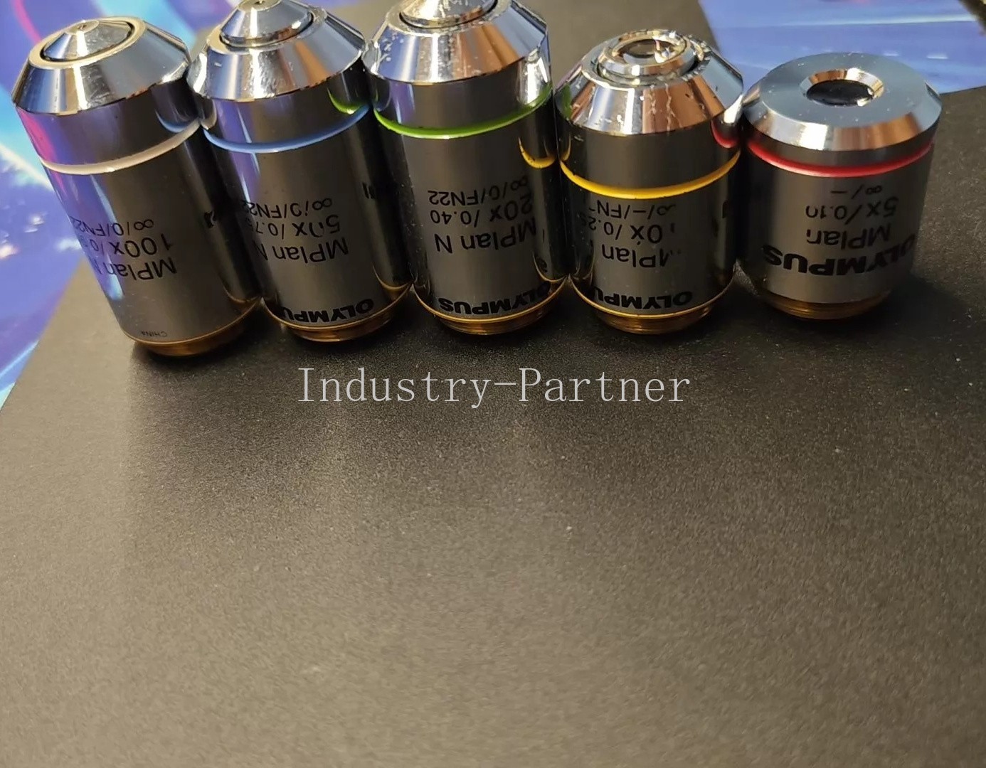 Olympus MPlan N 5X/10X/20X/50X/100X Microscope Objectives Set.