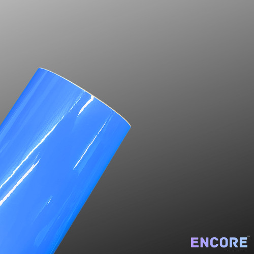 Encore® TG105 Fluorescent Blue Vinyl for Decals/Stickers - MADE IN USA