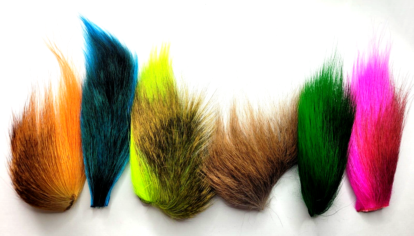 BUCKTAIL COMBO PACK - 6 COLORS - CUSTOM COMBOS - Fly Tying Material - Jig - NEW!
