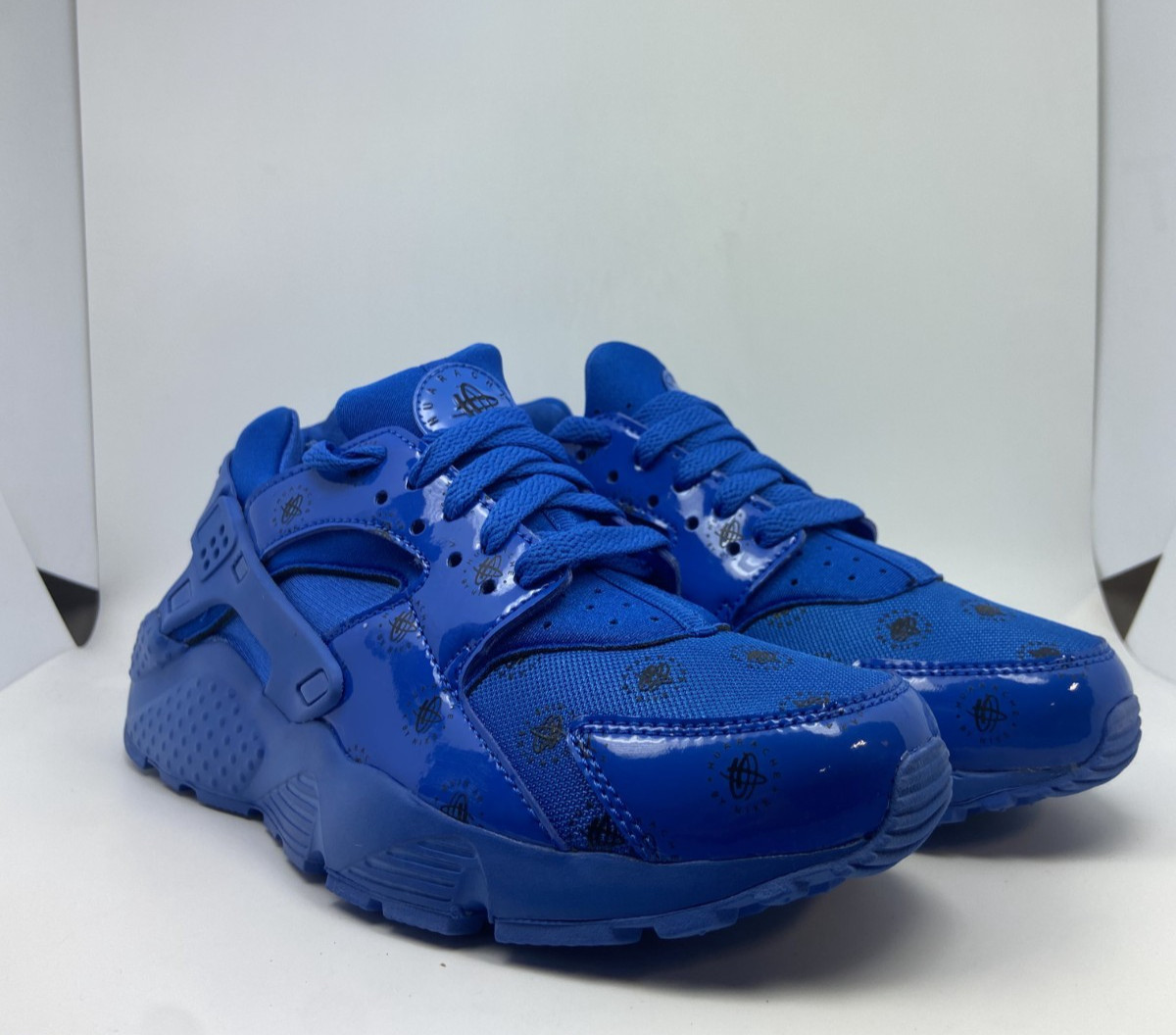 909143-401 (GS) Size 5.5 Youth Nike Huarache Run SE Royal Blue/Royal Blue-NIB