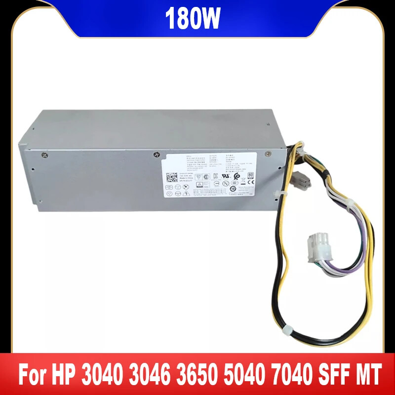 180W PSU For HP 3040 3046 3650 5040 7040 SFF MT Power Supply UH180ES-00 0J1J77