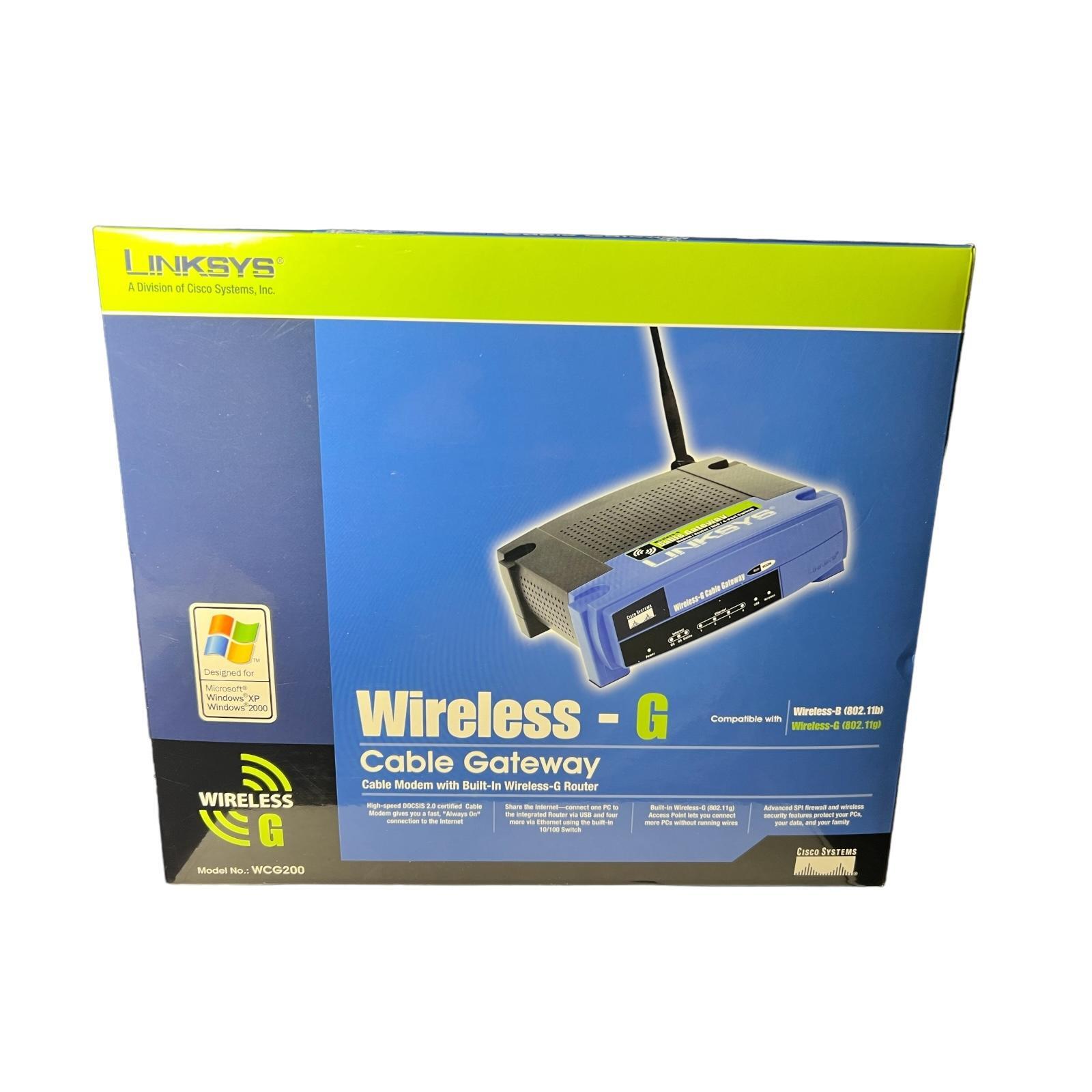 Linksys Wireless Cable Gateway WCG200 - Very Good Condition