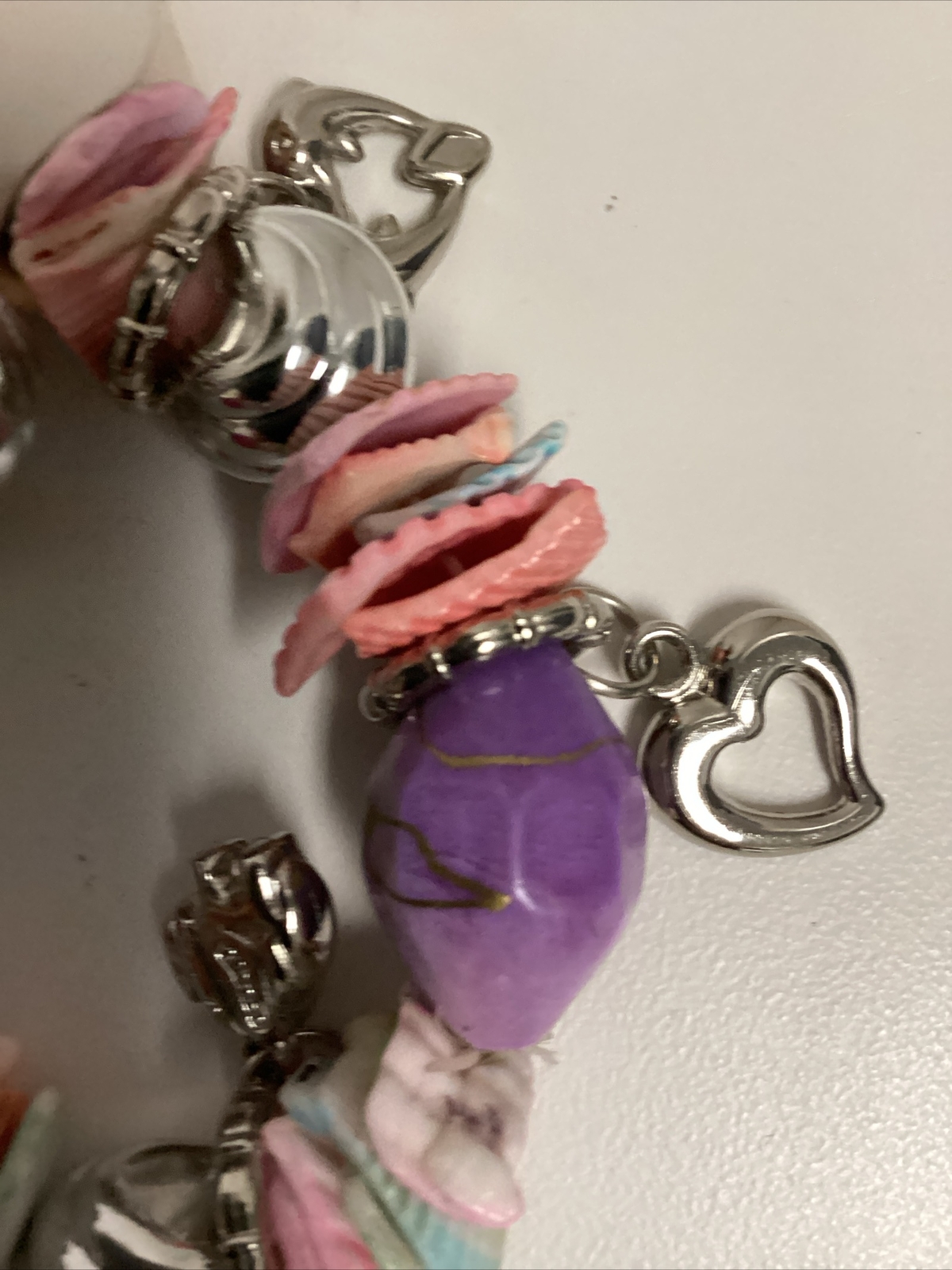 3 Shell  And Bead Bracelets