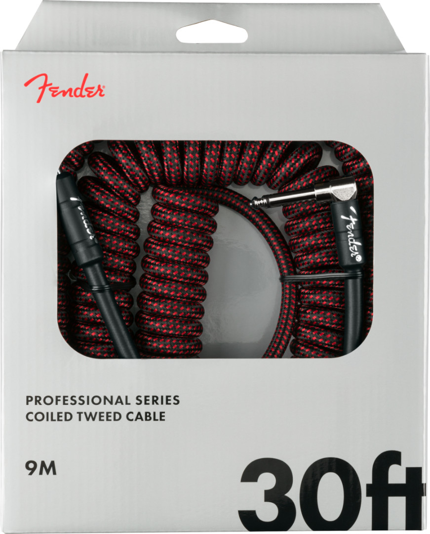Fender  Professional Series Coil Cable, 30', Red Tweed MODEL #: 0990823054