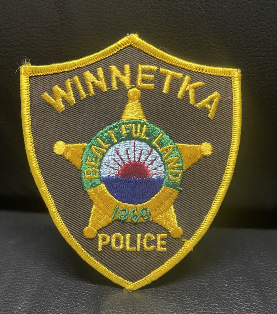 WINNETKA, ILLINOIS, POLICE DEPARTMENT PATCH - POLICE UNITY TOUR