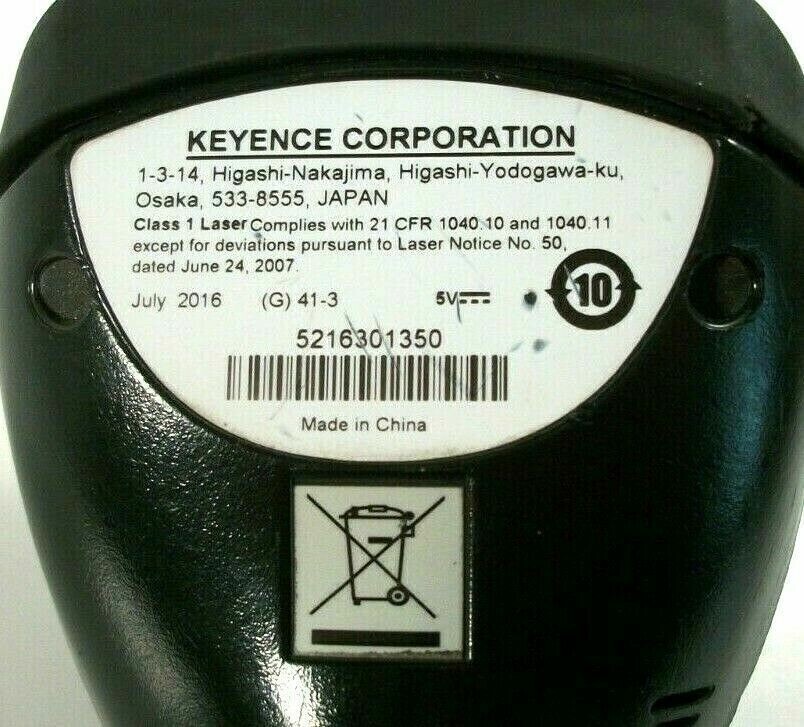 Keyence BL-N70RKE Handheld Barcode Reader Scanner BLN70RKE
