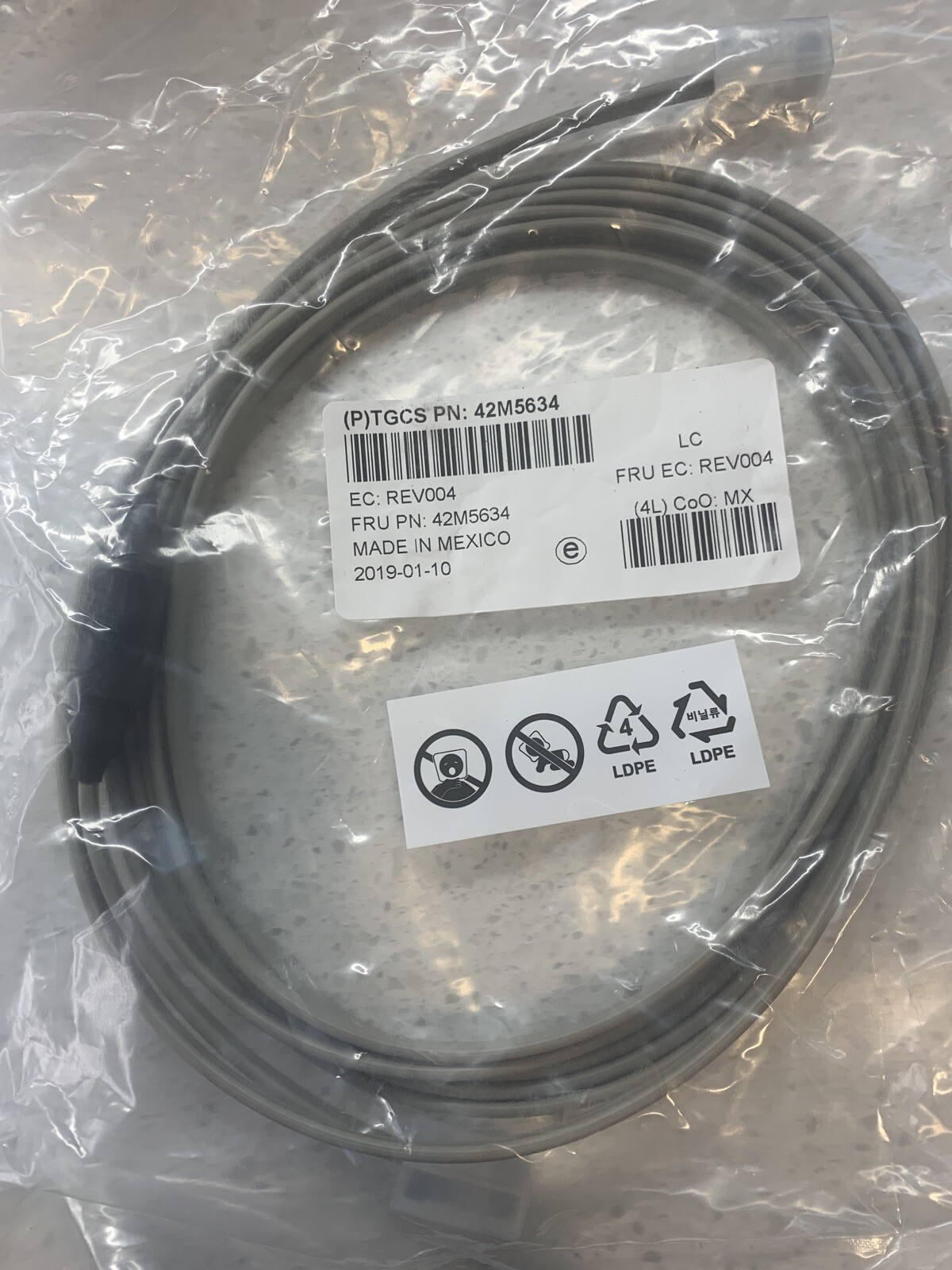 New IBM Cable #4 w/ RS485 Connector for IBM Display 42M5634 / J89127