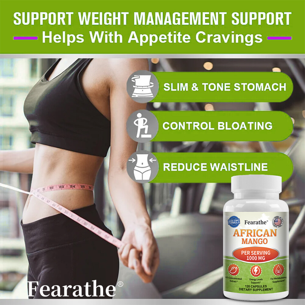 African Mango Extract Weight Loss Supplement, Appetite Control, Boost Metabolism