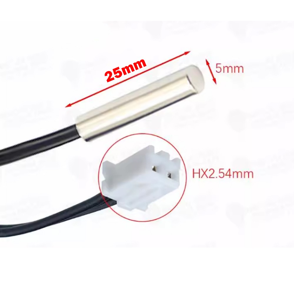 NTC Thermistor Accuracy Temperature Sensor 1M 10K 1% 3950 Waterproof Probe 20PCS