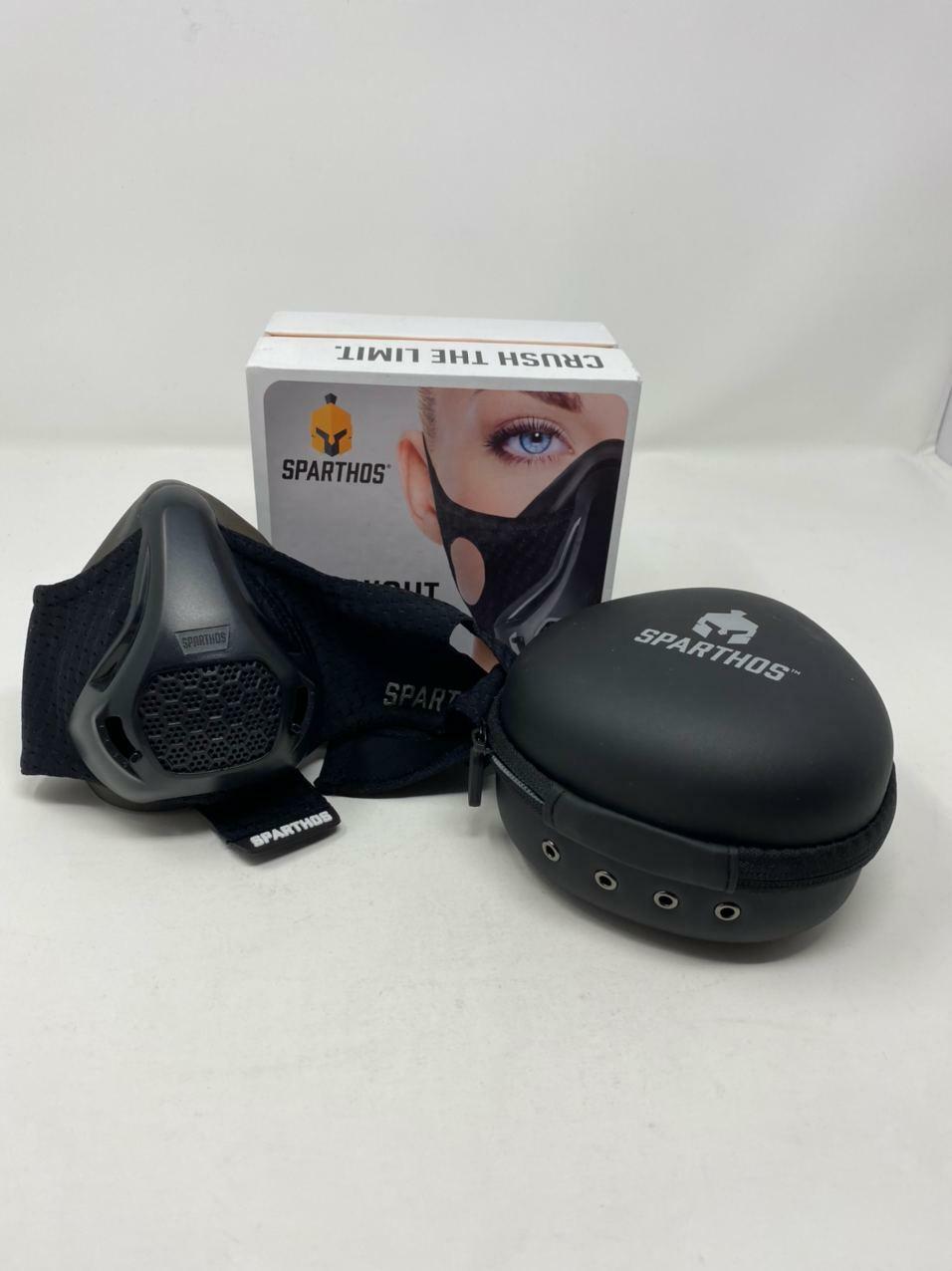 Sparthos Workout Mask Made in Germany Black Open Box