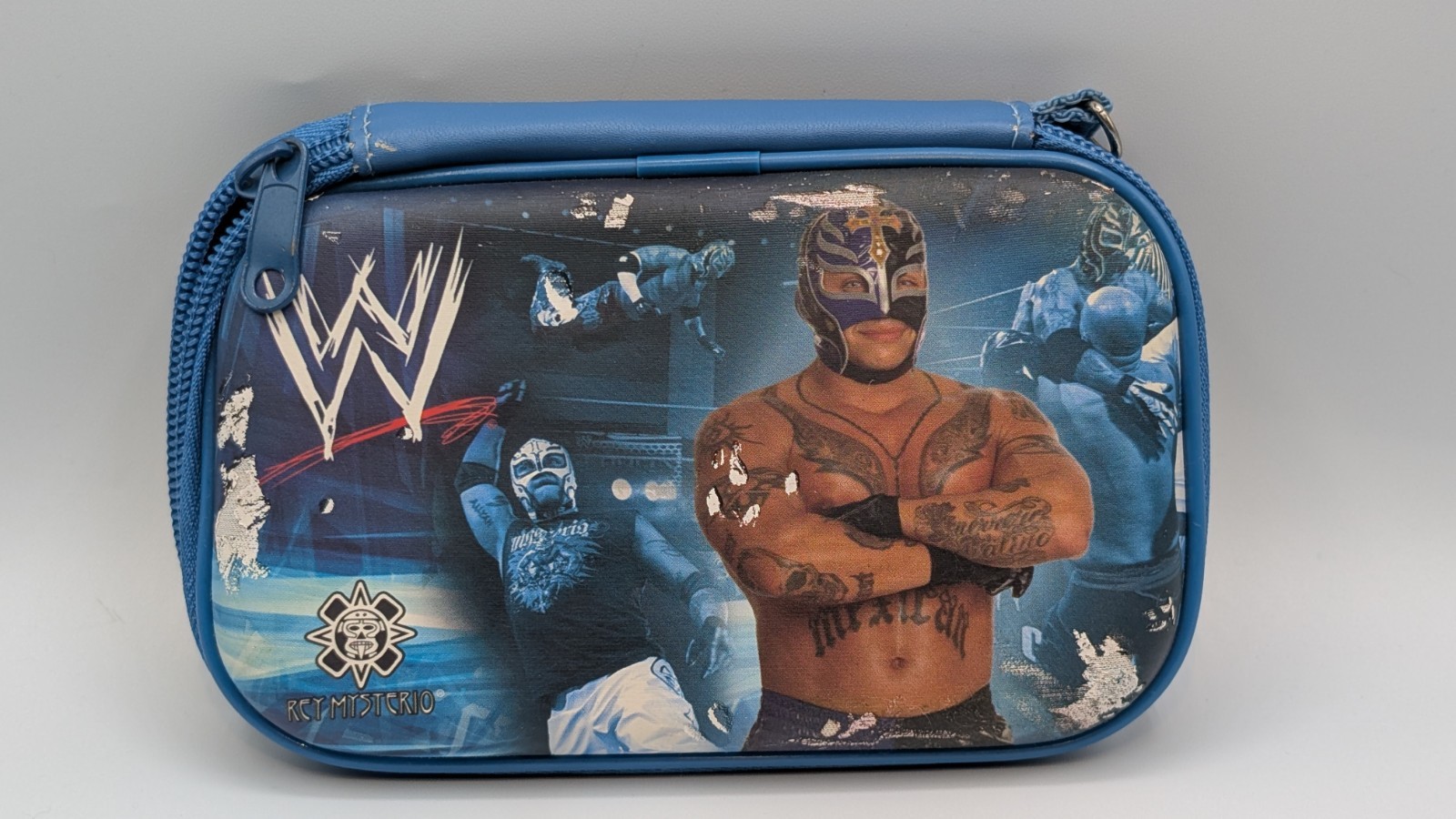 2009 Rey Mysterio WWE Official Nintendo DS Video Game Travel Case With Zipper