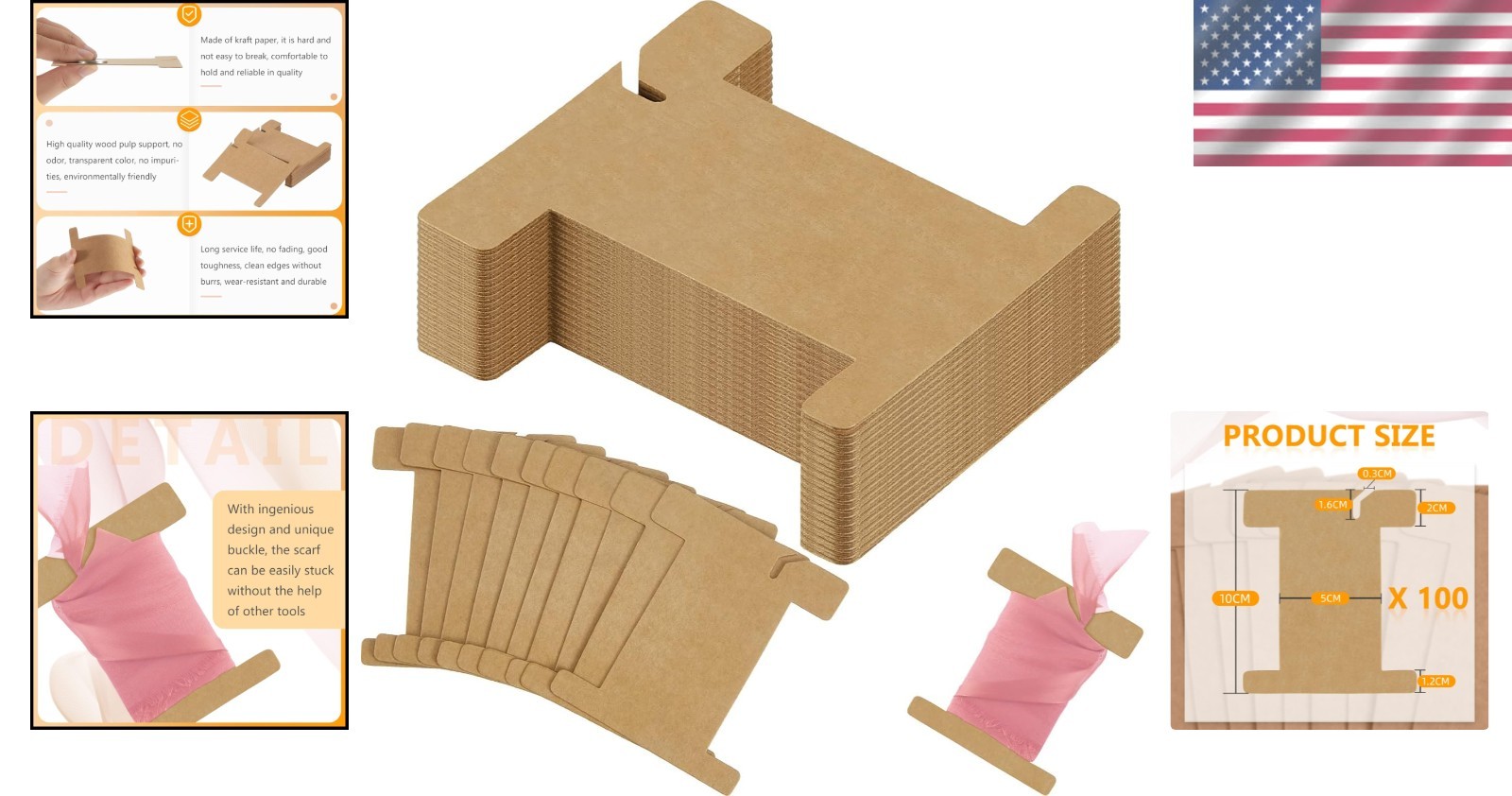 Compact 100 Pcs Ribbon Organizer - Practical Craft Storage for All Occasions