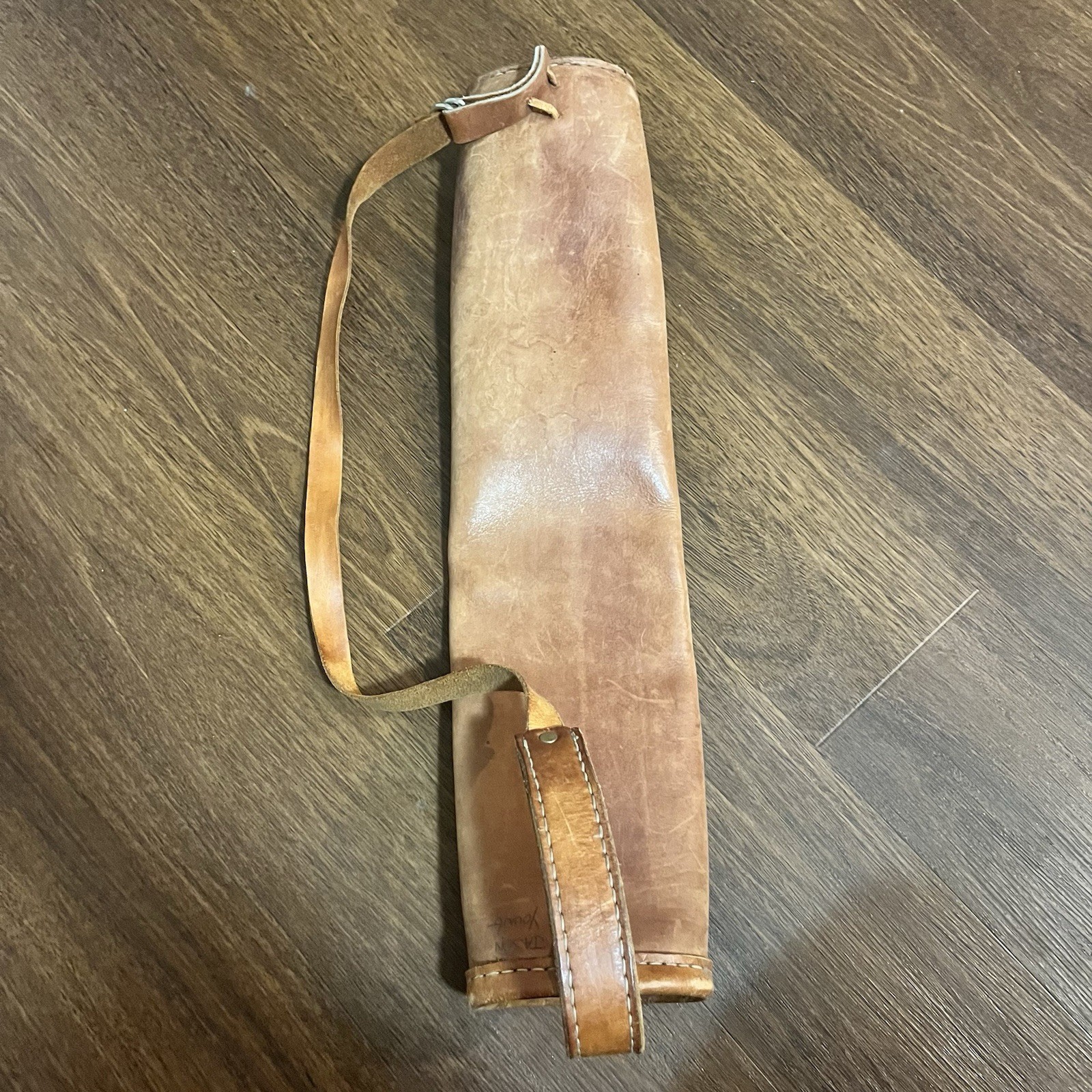 Vintage Leather Arrow Quiver