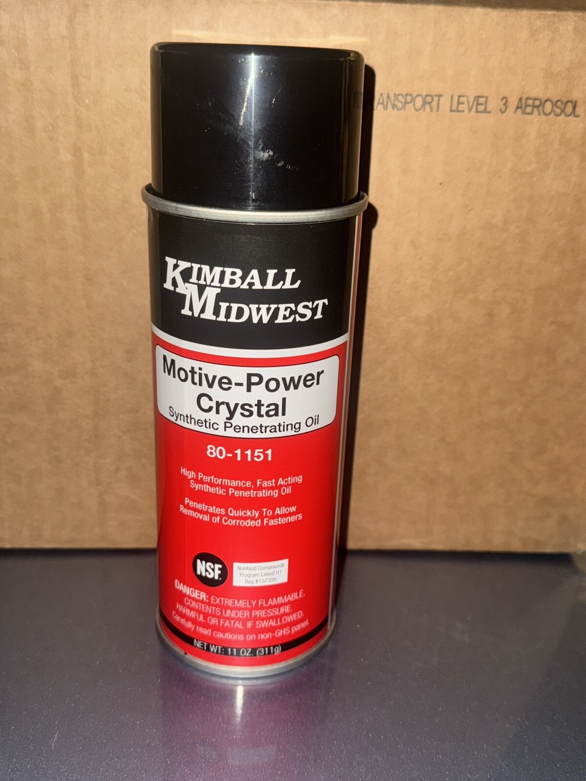 (Lot of 4) Motive-Power Crystal Synthetic Penetrating Oil 11 oz. cans - NSF, H1