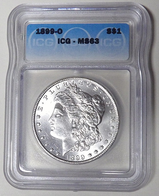 ICG MS63 1899-O Morgan Silver Dollar New Orleans Mint #2847601601