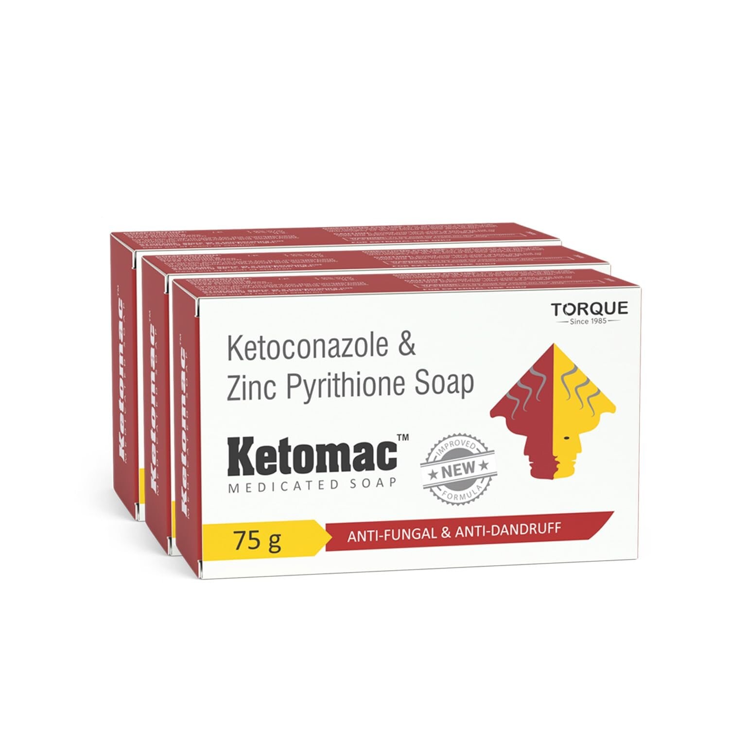 Ketotosc Antifungal & Anti Itching Soap, Good for All Types of Skin,75gm  6 pcs