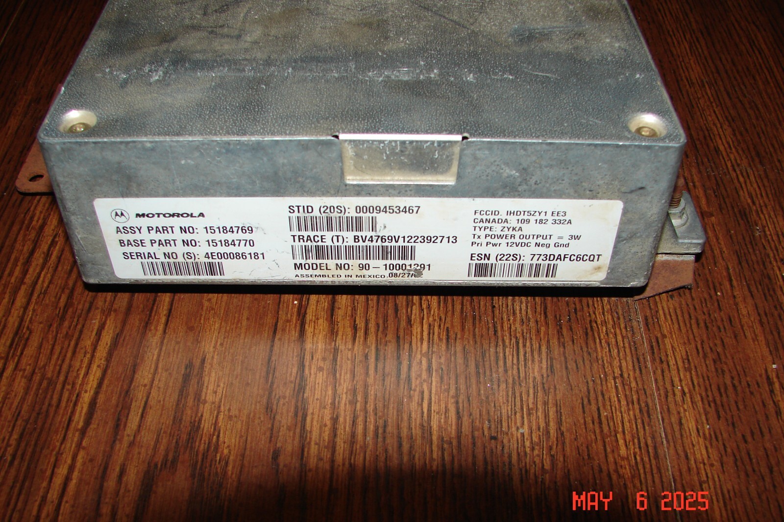 03 CHEVROLET SUBURBAN 1500 ONSTAR  MODULE 15184769 15184770