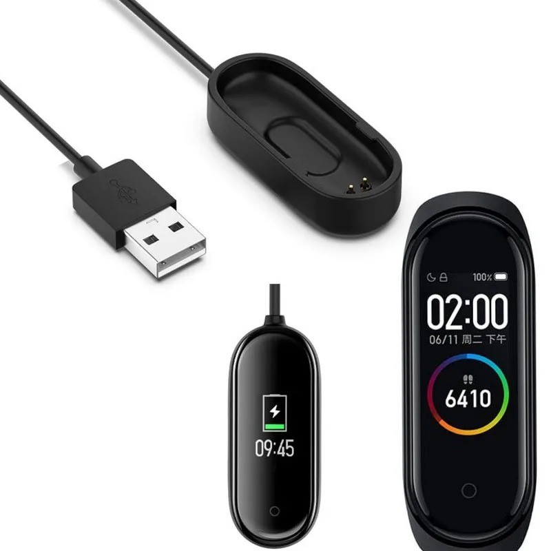 USB Charging Cable for Xiaomi Mi Band 4 Smart Bracelet Fitness Tracker Charger