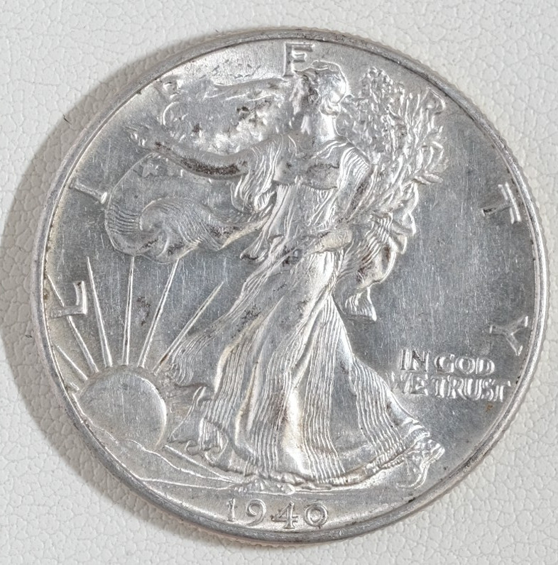 1940-P Walking Liberty Half Dollar /M13