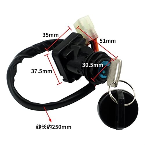 Ignition Key Switch Compatible for Suzuki King Quad 450 2007-2010 Eiger 400