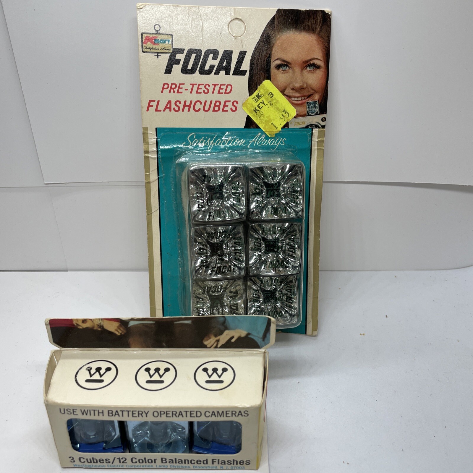Vintage flash Cubes
