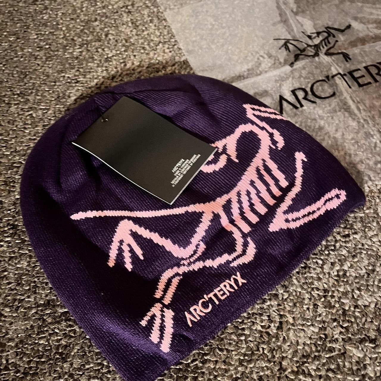 Arc'teryx Bird Head Toque Beanie Purple Wool Winter Hat 2025 Authentic New