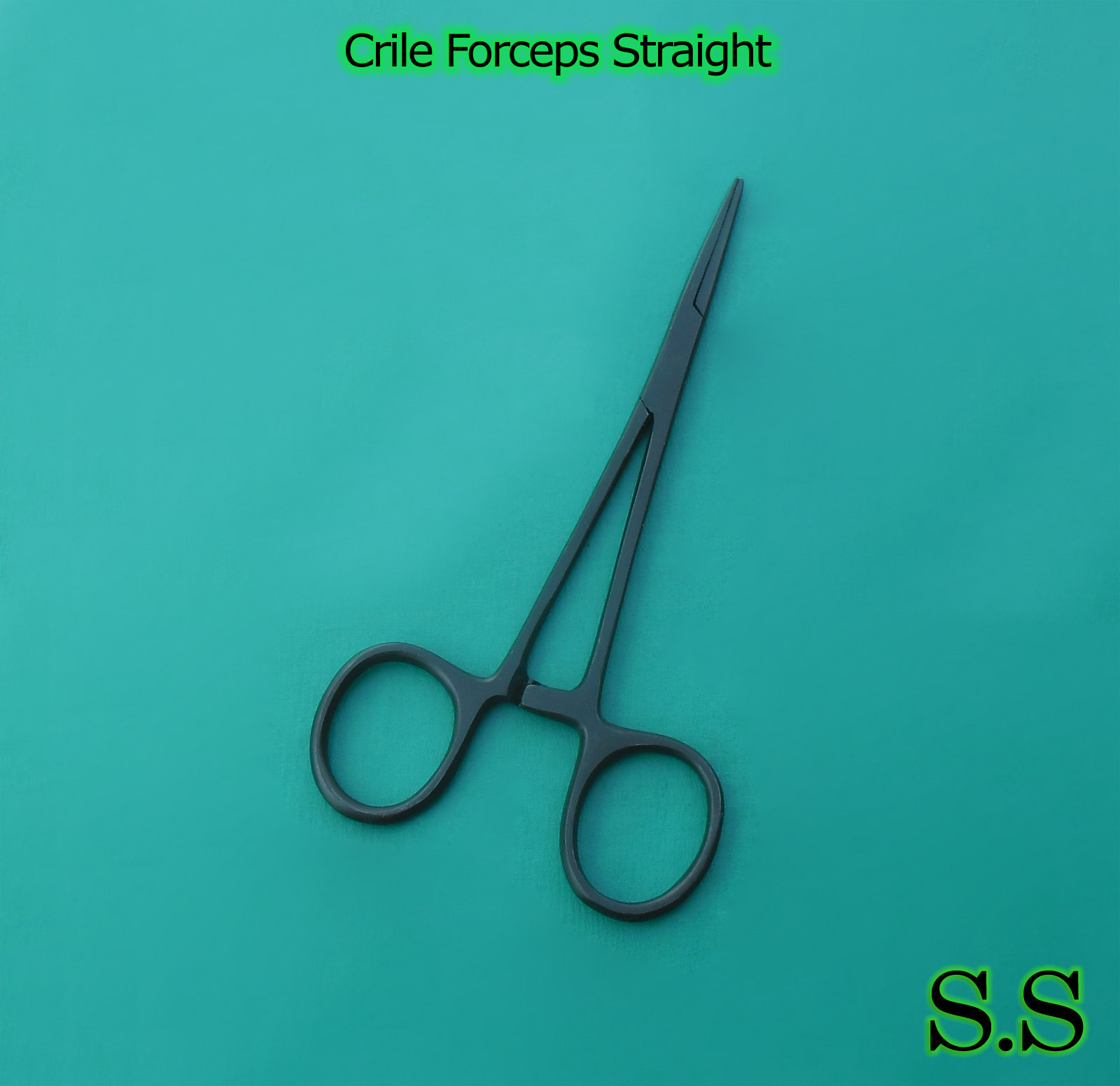 5 Crile Forceps 5.5" Straight Black Coated surgical Instruments