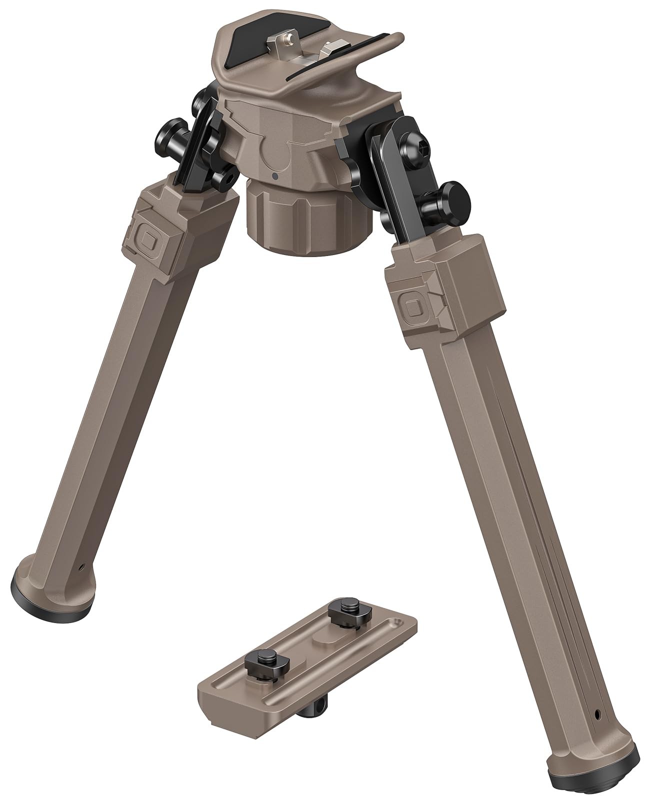 CVLIFE Rifle Bipod Mlok/Sling Stud Compatible, Lightweight, 7.7-10.6" Height Adj