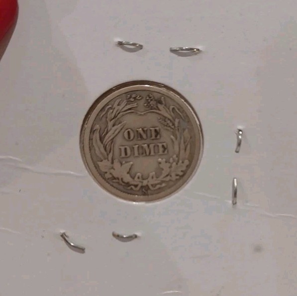 1907-S Barber Silver Dime (EB1)