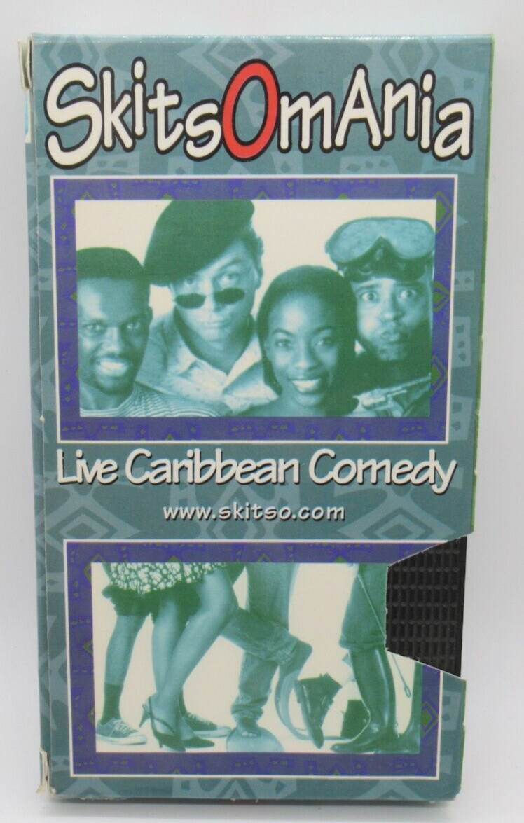 SKITSOMANIA: LIVE CARIBBEAN COMEDY VOL. 1 & 2, VHS VIDEO, BARBADOS IMPROV SKITS+
