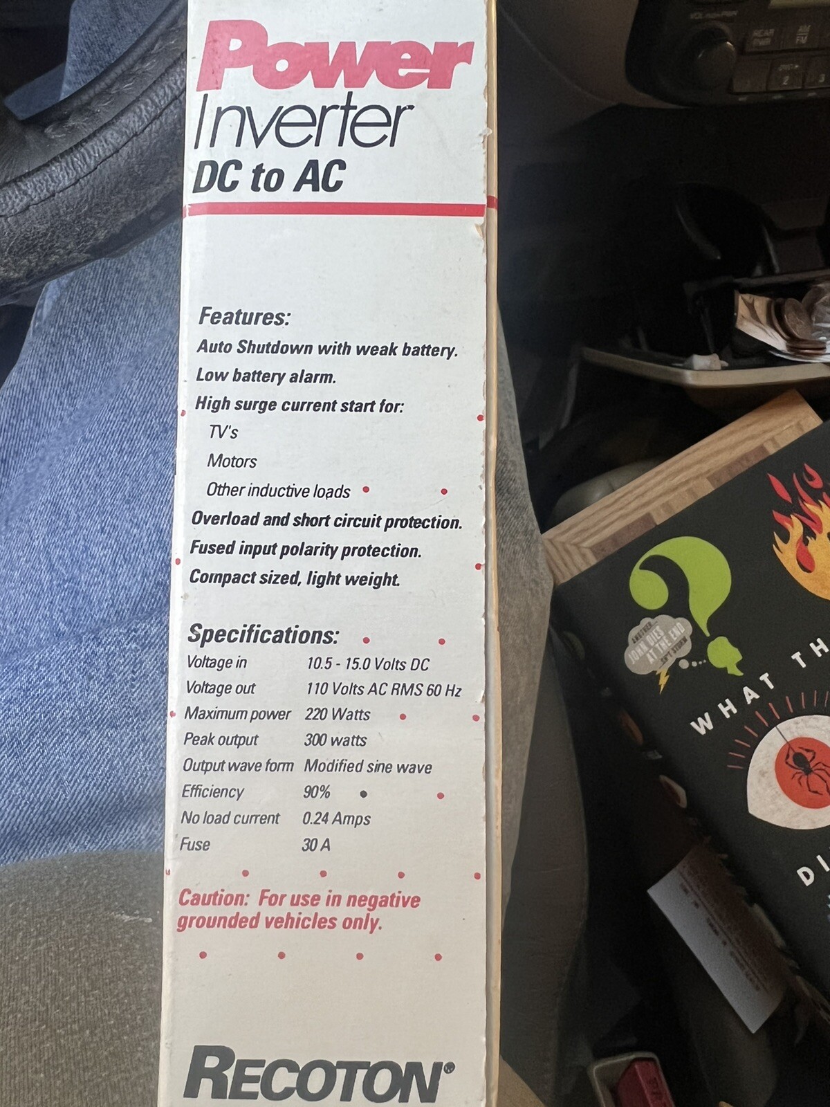Recoton Power Inverter Dc To Ac ca181