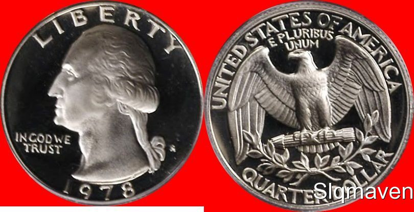 1978 S Washington Quarter Deep Cameo Gem Proof