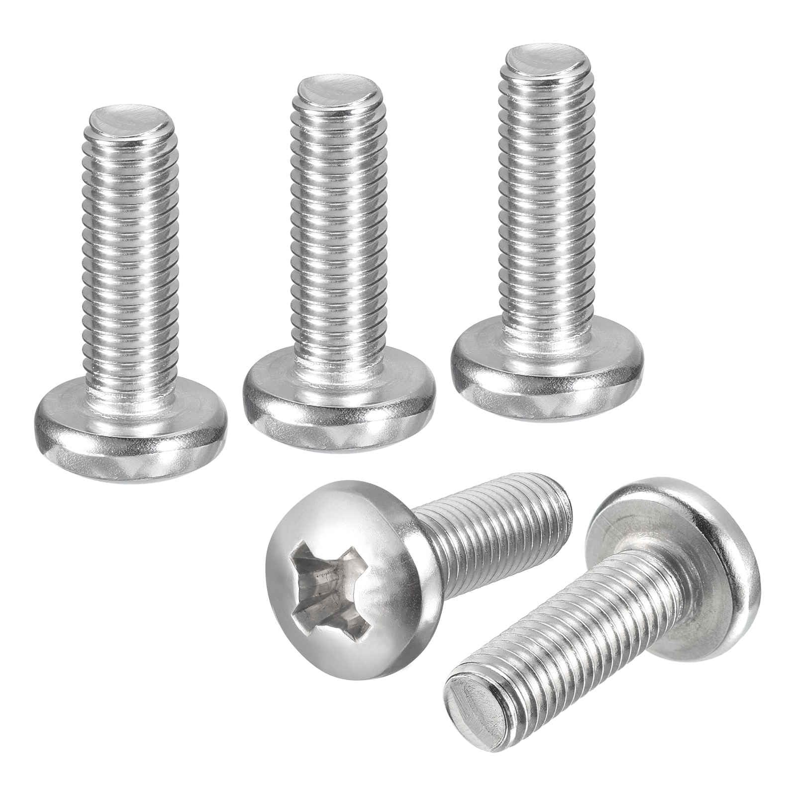 5/32"-32x3/4 Pan Head Machine Screws - 30pcs - Good for Machinery - 304 Stain...