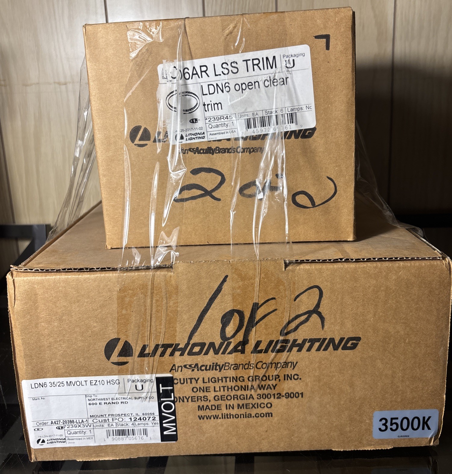 LO6AR LSS TRIM & LDN6 35/25 MVOLT EZ10 HSG