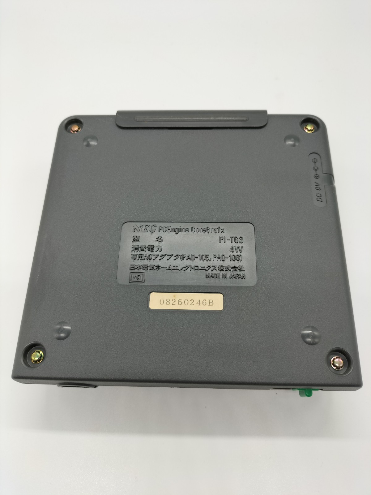 NEC PC Engine Core Grafx PI-TG3 Console - Tested Working -Selectable accessories