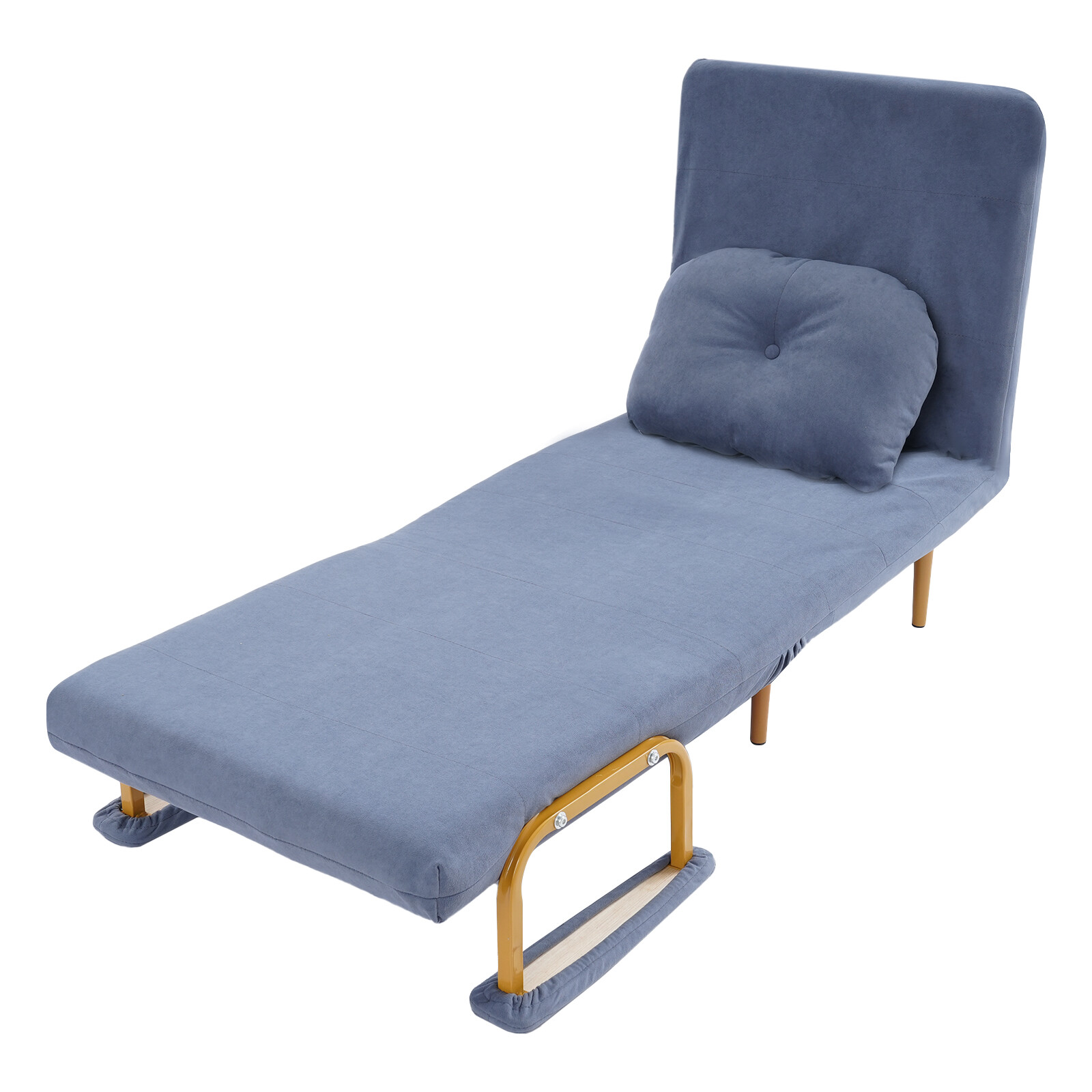 3-in-1 Convertible Chair Bed Great Sofa Bed Chair Adjustable Backrest w/Armrest