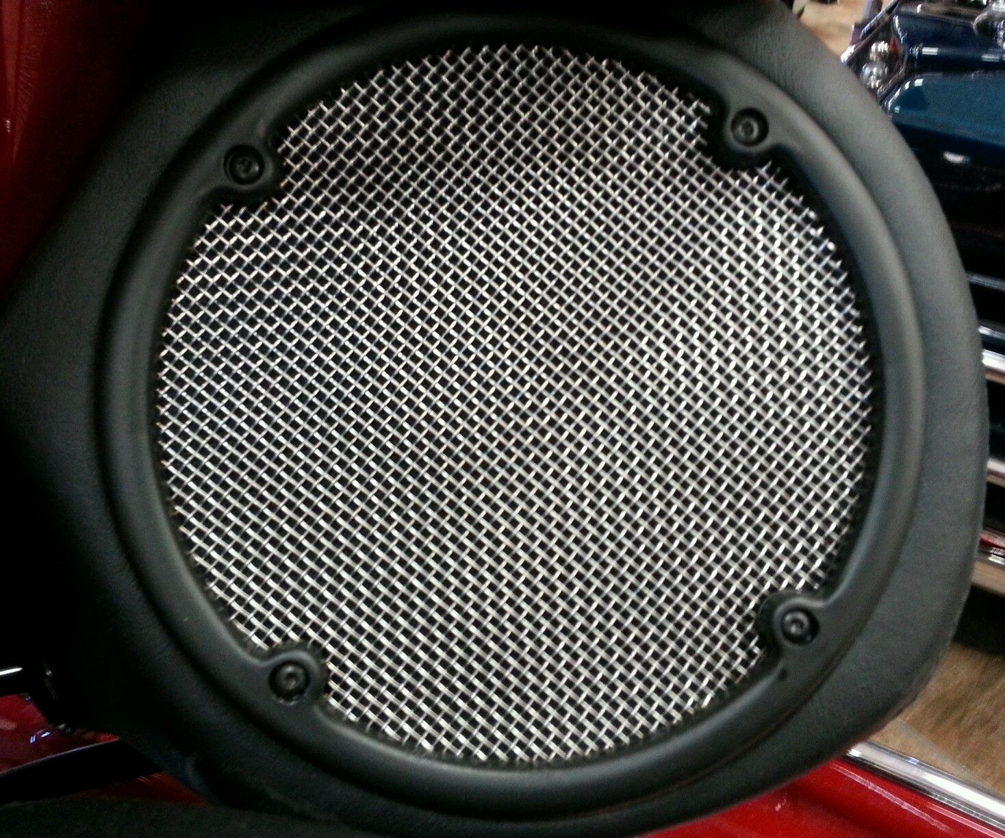 REAR STAINLESS SPEAKER GRILLS HARLEY DAVIDSON TOURING  ULTRA LIMITED 1998-2013.
