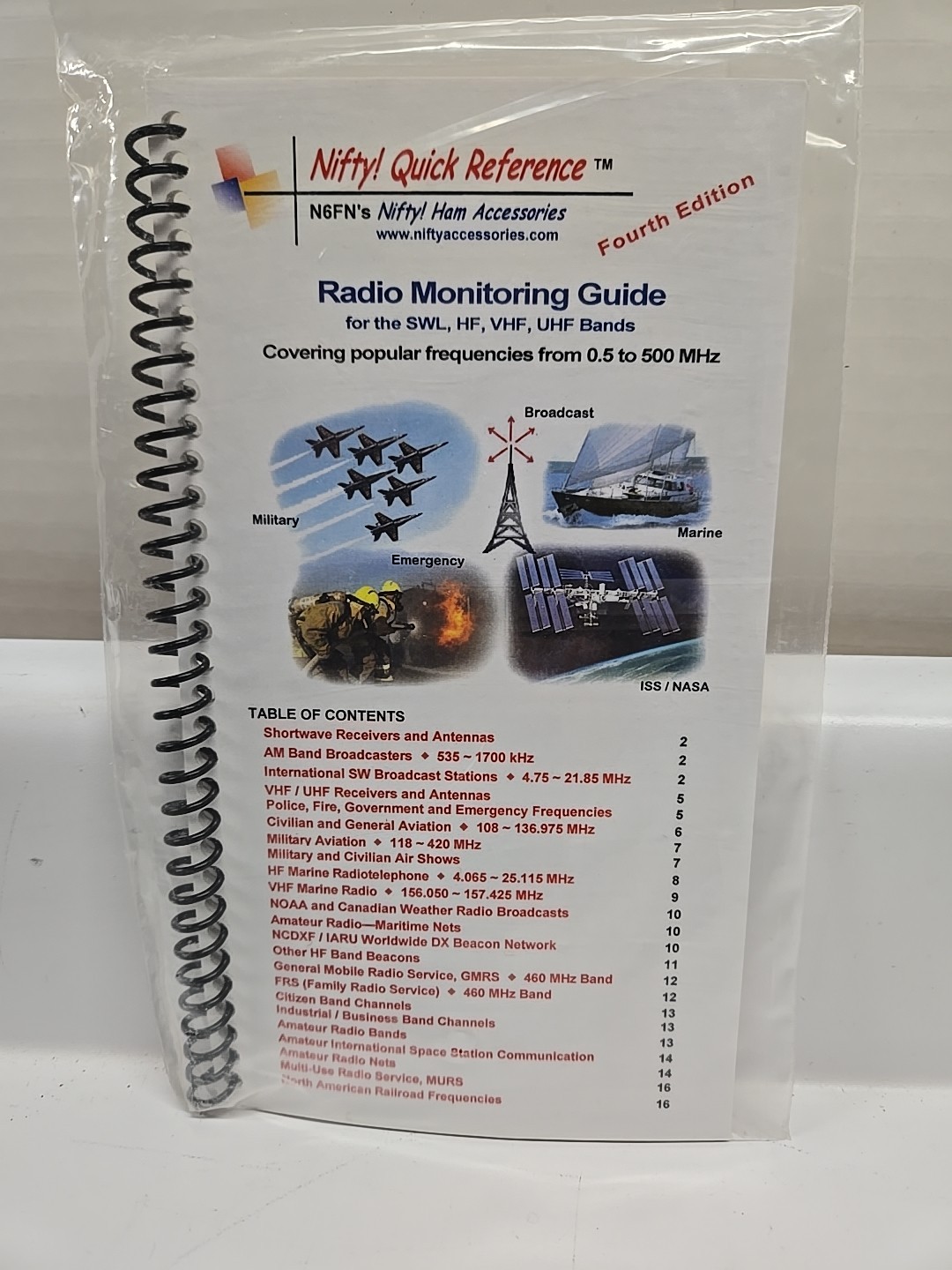 Nifty! Accessories Radio Monitoring Guide for SWL, HF, VHF and UHF New