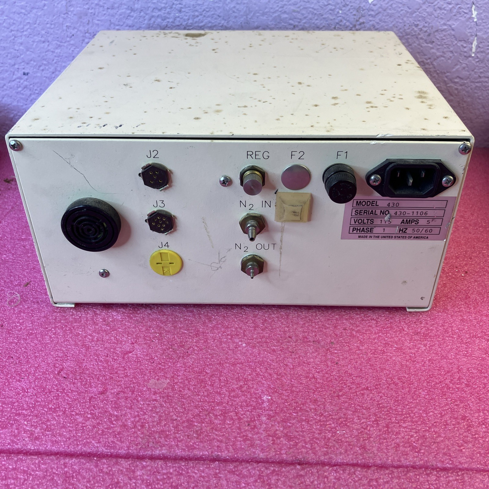 Semiconductor Equipment 430 Hot Gas Jet Module, Athena Controls
