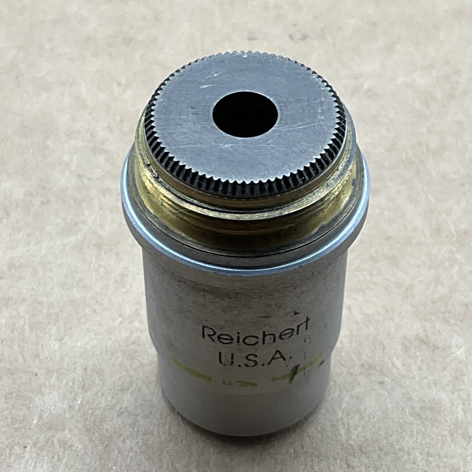 Reichert Microscope Objective 45 / 66 Achromat 1116 USA Optic Part