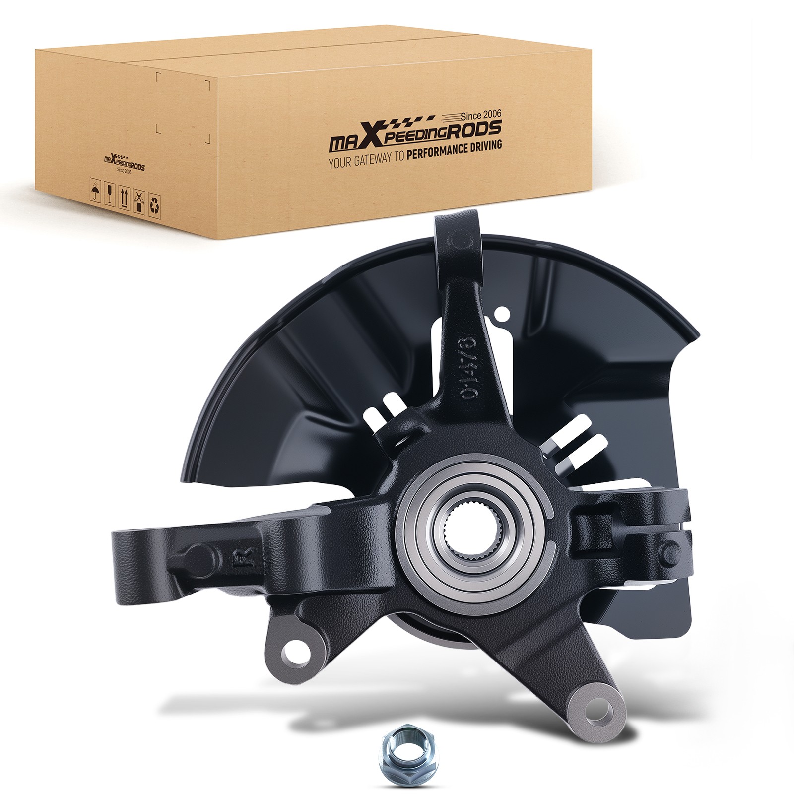 Front Right Wheel Hub & Knuckle Assembly For Mazda CX-9/CX-7 07-15 KN798416