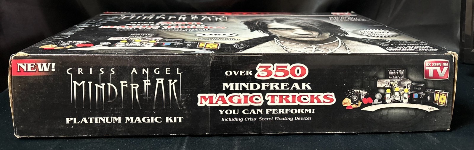 Criss Angel Platinum Magic Kit-Complete-Open Box-350 Magic Tricks