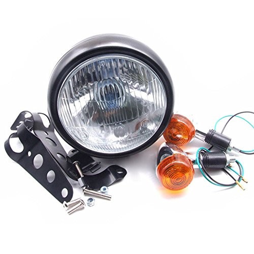Retro Motorcycle Headlight Turn Signal Light Bracket Mount Universal for